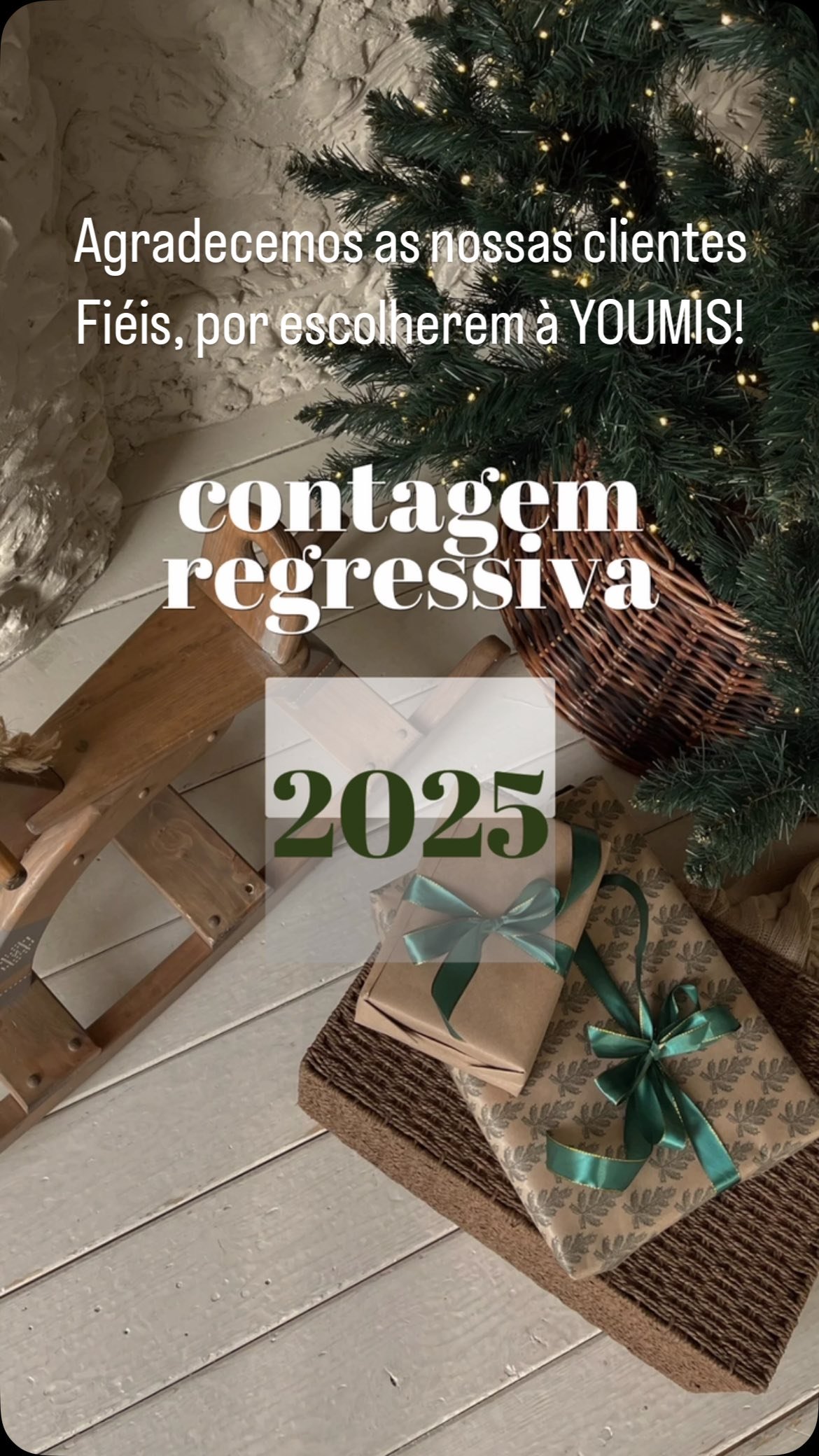 Obrigada Musas Fiéis, por sempre escolherem à Youmis para partilharem momentos únicos , cheios de estilo, com nossos looks variados, lindos, sem igual! 
Arrasem com as peças escolhidas por cada uma de vocês , o brilho e a autenticidade acompanha as peças e principalmente a personalidade da mulher única!
Desejamos à vocês seguidoras(os) um 2025 abençoado! Próspero! Cheios de amor e muita Paz!

Até logo🥂🍾